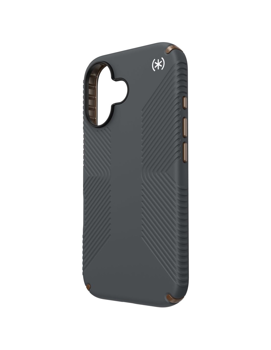 Speck Presidio2 Grip Apple iPhone 16 Charcoal Grey -  with Microban