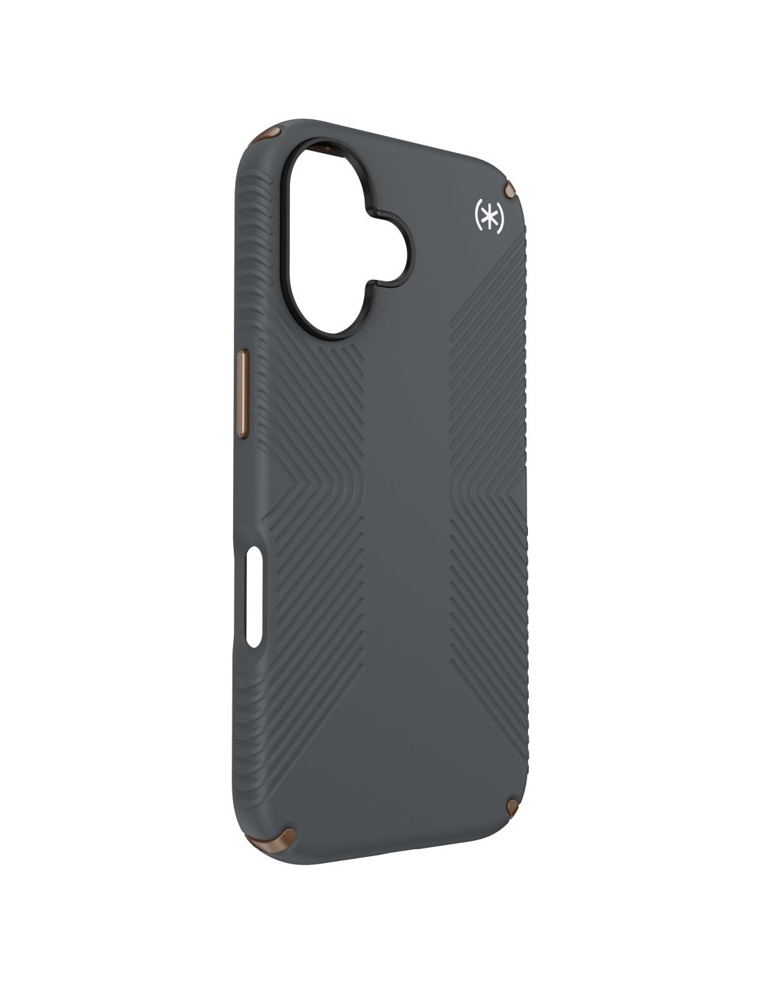 Speck Presidio2 Grip Apple iPhone 16 Charcoal Grey -  with Microban