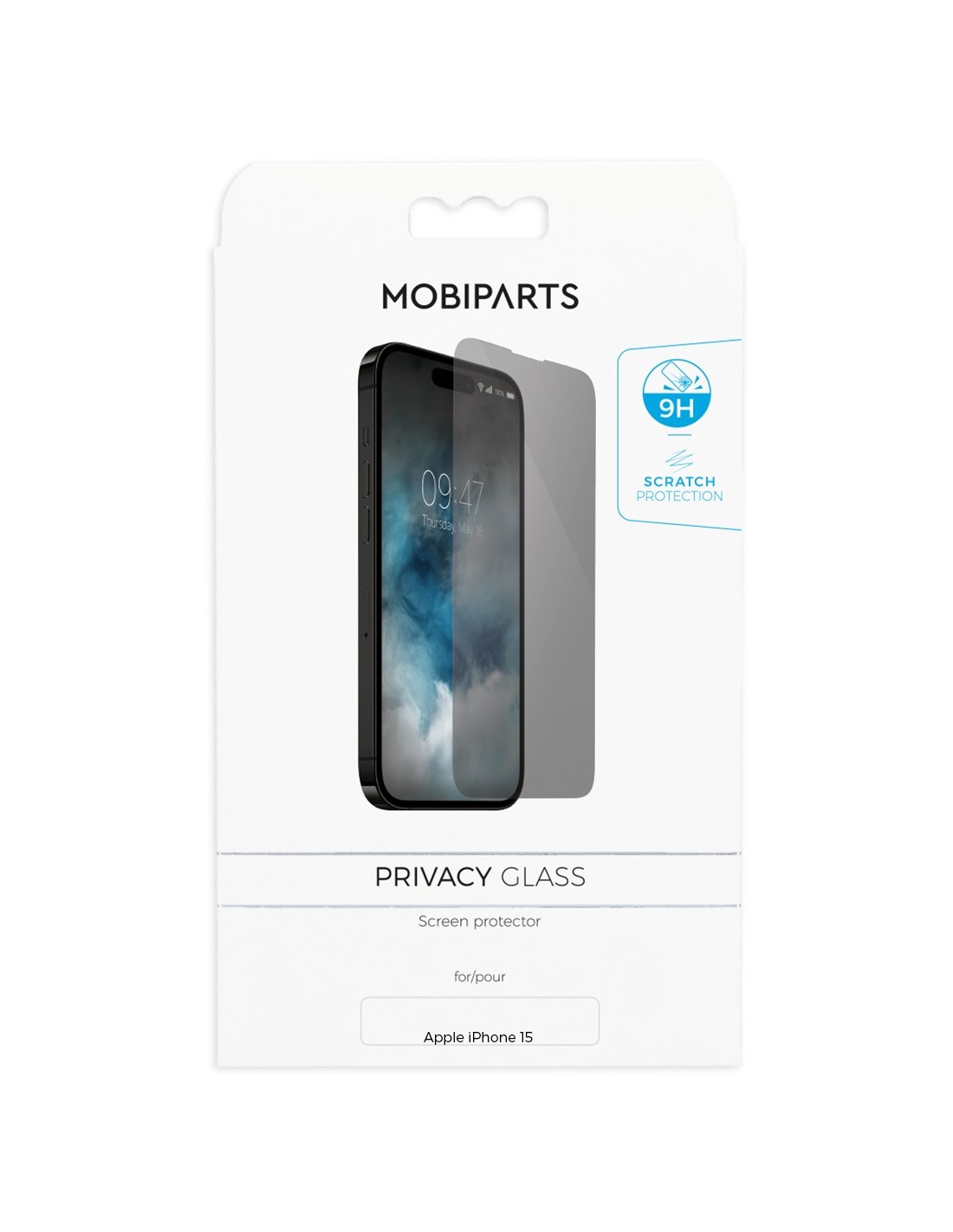 Mobiparts Recycled Tempered Glass Apple iPhone 15