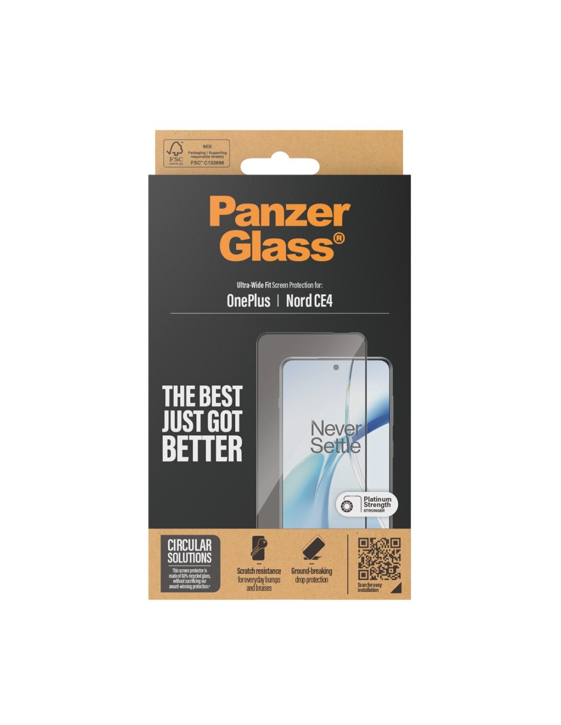 PanzerGlass OnePlus Nord CE 4 Ultra-Wide Fit