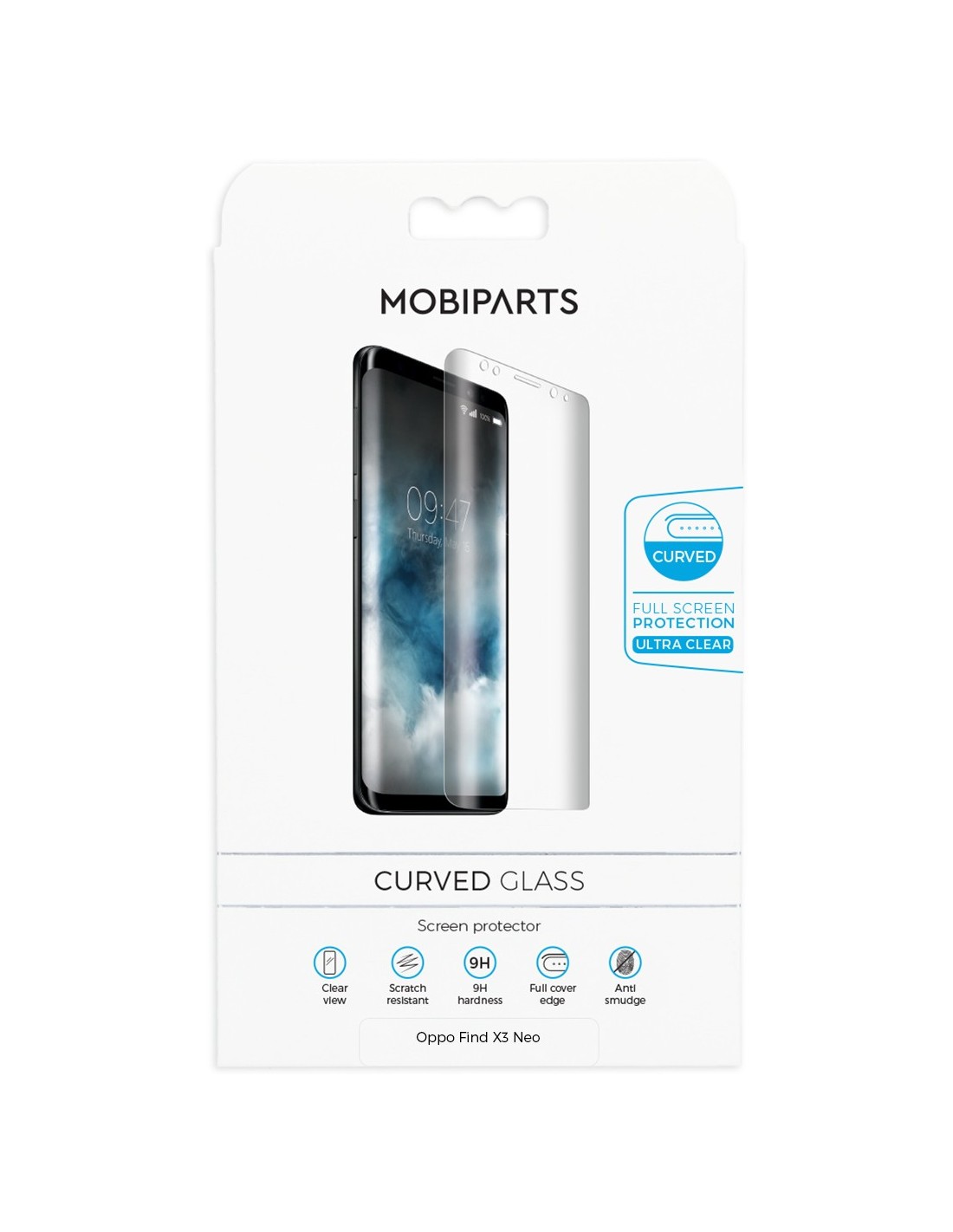 Mobiparts Curved Glass Oppo Find X3 Neo