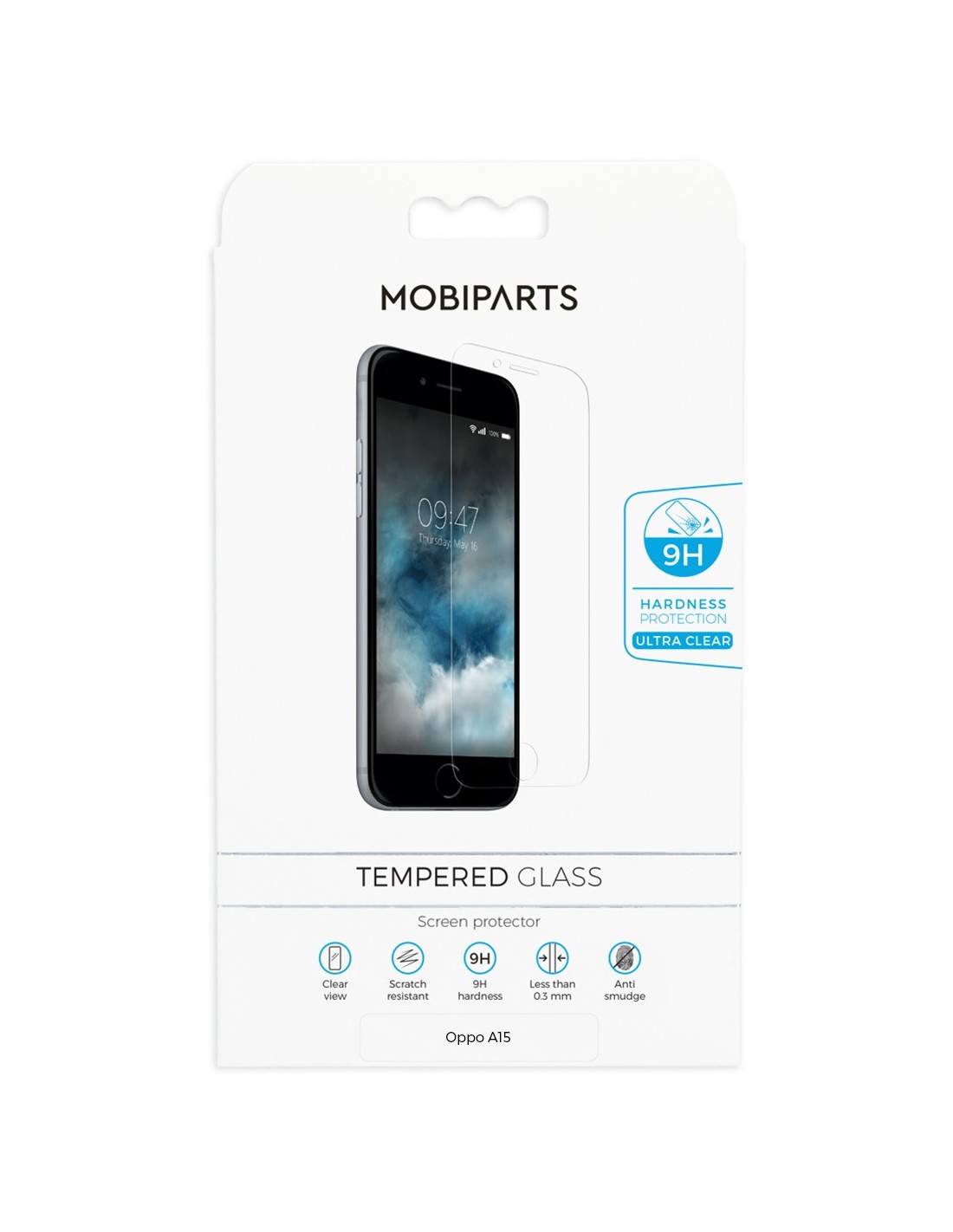 Mobiparts Regular Tempered Glass Oppo A15