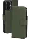 Mobiparts Leather 2 in 1 Wallet Case Apple iPhone 16 Green