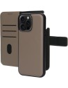 Mobiparts Leather 2 in 1 Wallet Case Apple iPhone 16 Pro Max Taupe