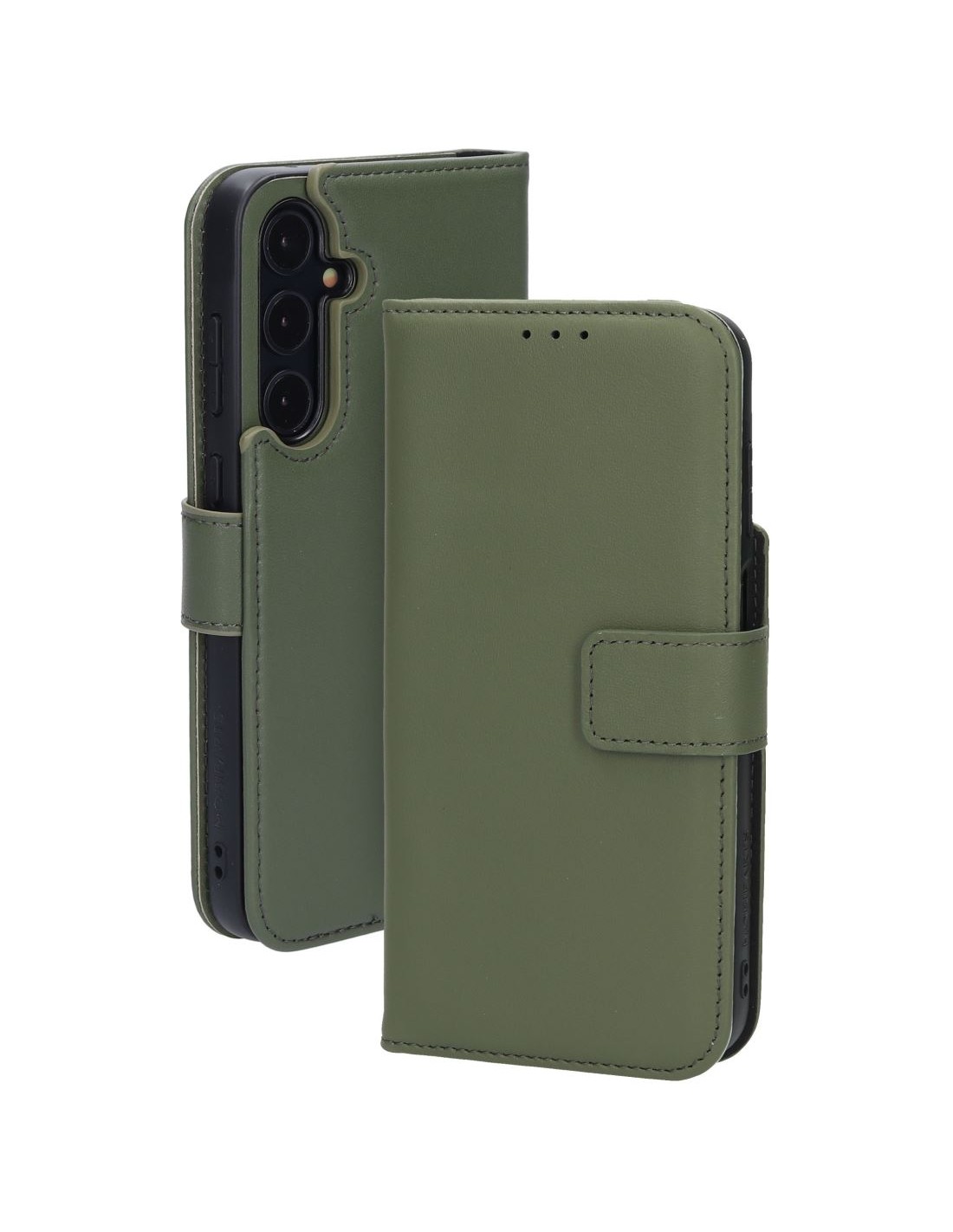 Mobiparts Leather 2 in 1 Wallet Case Samsung Galaxy A35 (2024) Green