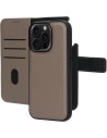 Mobiparts Leather 2 in 1 Wallet Case Apple iPhone 16 Pro Taupe