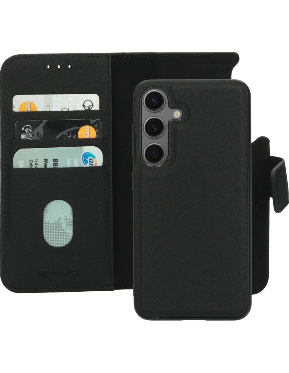 Mobiparts Leather 2 in 1 Wallet Case Samsung Galaxy S24 Black