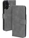 Mobiparts Classic Wallet Case Apple iPhone 16 Granite Grey (MagSafe Compatible)