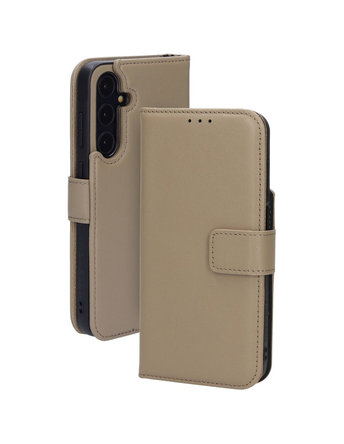 Mobiparts Leather 2 in 1 Wallet Case Samsung Galaxy A35 (2024) Taupe