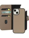 Mobiparts Leather 2 in 1 Wallet Case Apple iPhone 15 Taupe