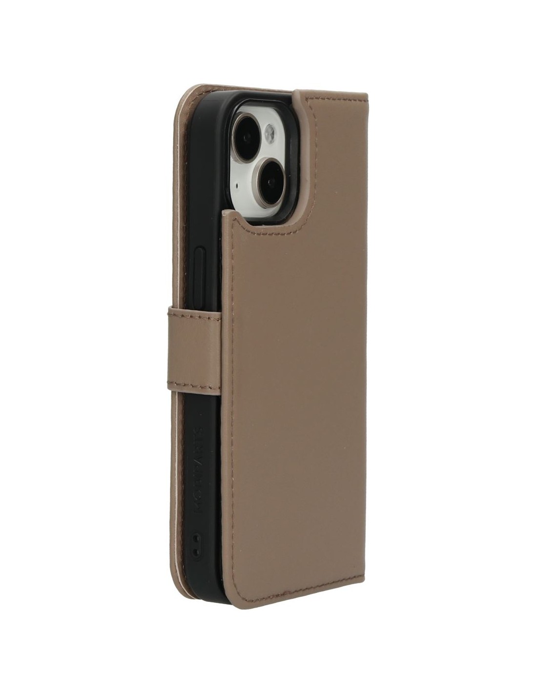 Mobiparts Leather 2 in 1 Wallet Case Apple iPhone 15 Taupe