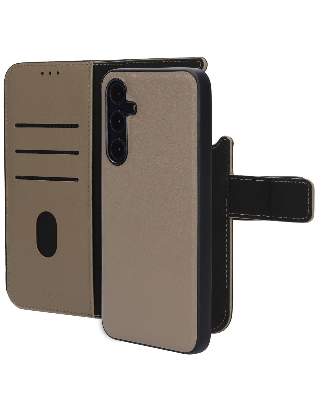 Mobiparts Leather 2 in 1 Wallet Case Samsung Galaxy A55 (2024) Taupe