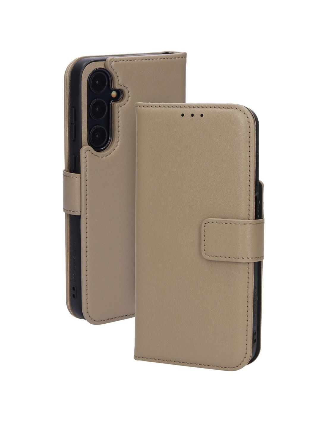 Mobiparts Leather 2 in 1 Wallet Case Samsung Galaxy A55 (2024) Taupe