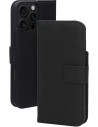 Mobiparts Leather Wallet Case Apple iPhone 16 Pro Max Black (MagSafe Compatible)