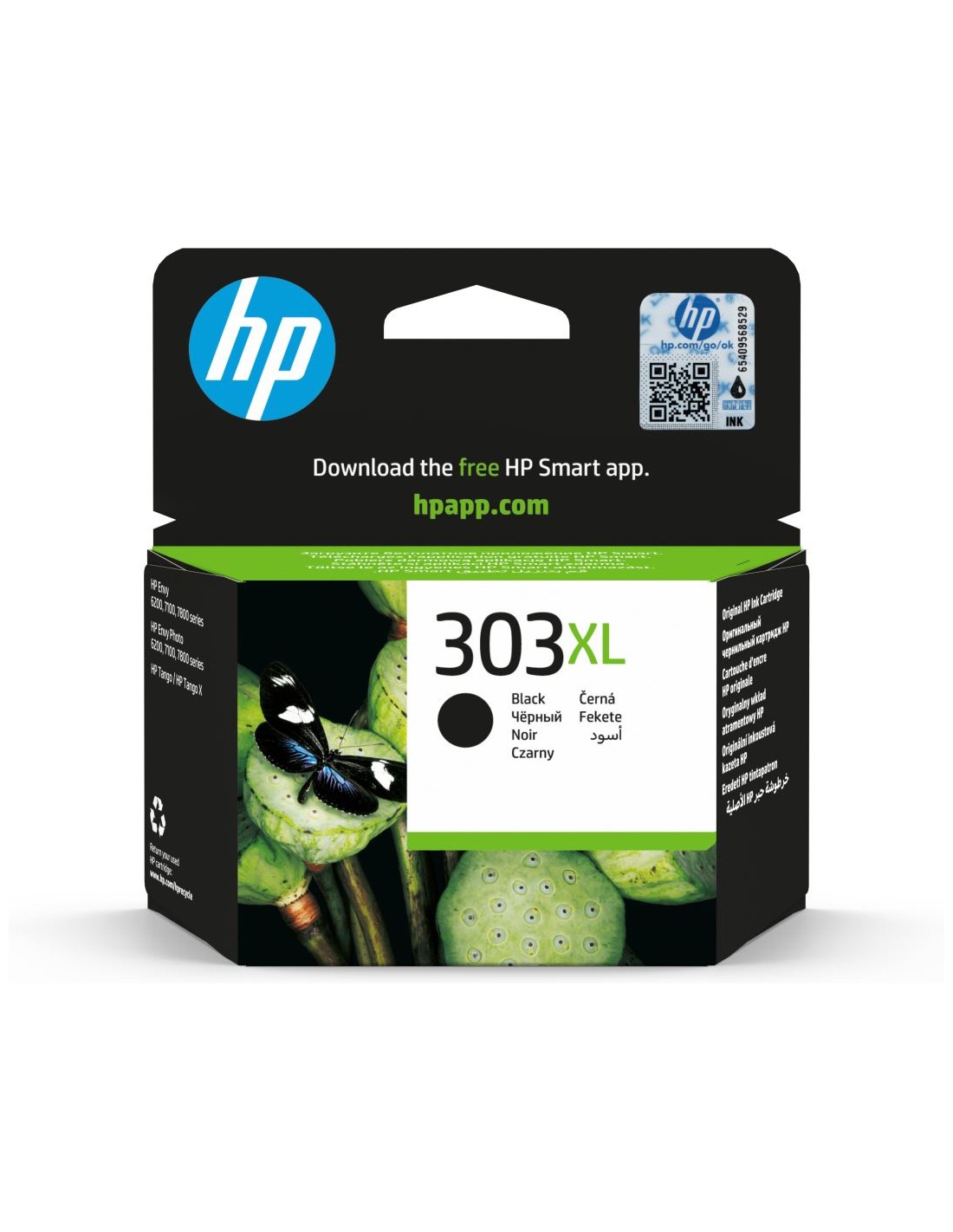 HP 303XL High Yield Black Ink Cartridge