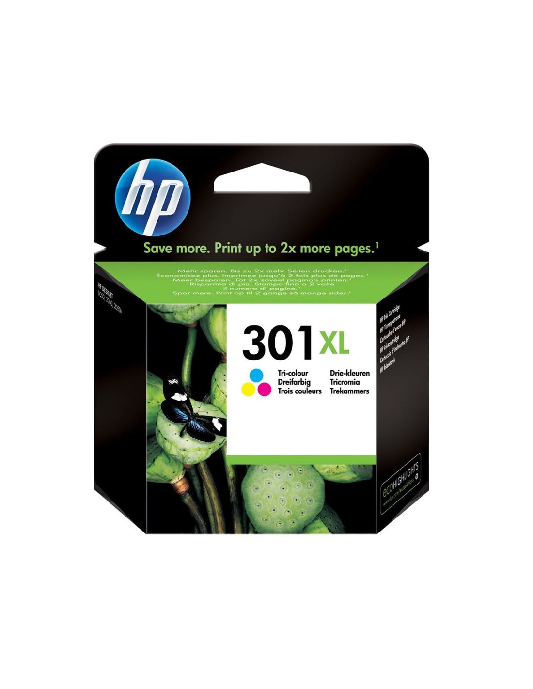 HP 301XL original ink cartridge tri-col